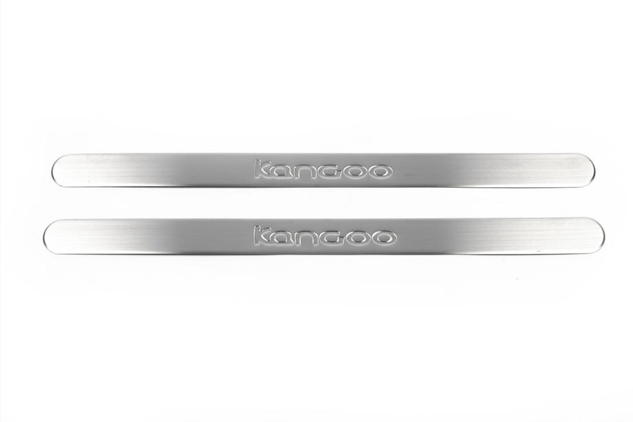 Renault Kangoo 2008–2020 Door Sill Protectors OmsaLine (2 pcs, Stainless Steel) Photo 2