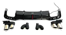 Audi A5 2016-2025 Rear Diffuser with Exhaust Tips RS-Style (2020-2025) photo 1