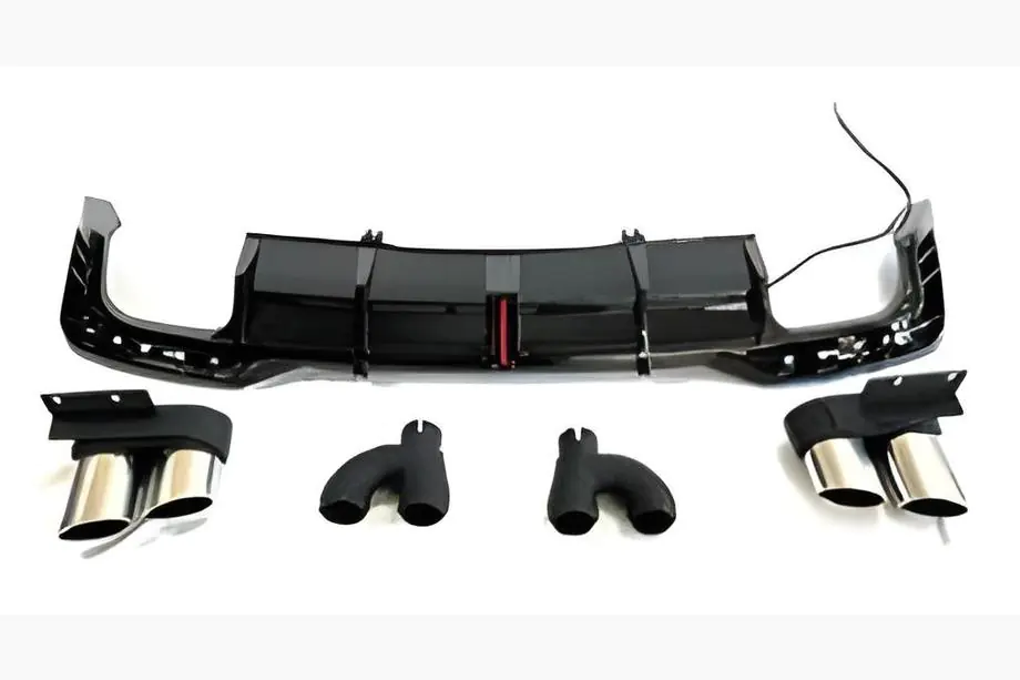 Audi A5 2016-2025 Rear Diffuser with Exhaust Tips RS-Style (2020-2025) Image