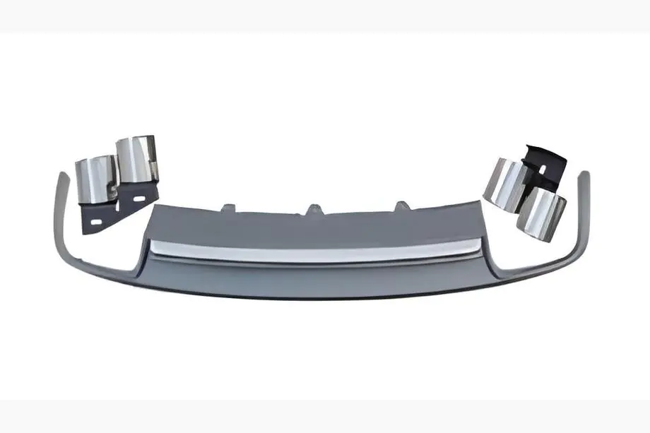 Audi A4 B8 2007-2015 Rear Diffuser with Exhaust Tips S-Style (2007-2011) Image