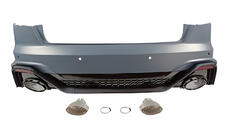 Audi A4 B9 2015-2024 Rear bumper assembly (2019-2024) photo 1