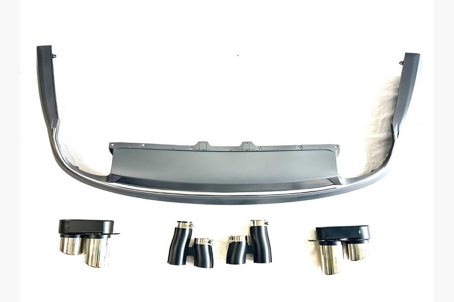 Audi A8 2010-2018 Rear Diffuser with Tips S-Style (2014-2018) Image