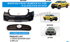 Mercedes X class 2017-2020 Front bumper with grille (AMG style) photo 1