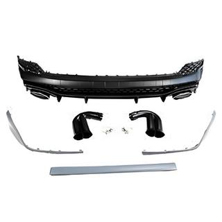Rear Diffuser with Exhaust Tips QRS-Style (2.0) Audi Q3 2019–2025