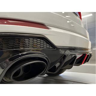 Rear Diffuser with Exhaust Tips QRS-Style Audi Q3 2019–2025 photo 1