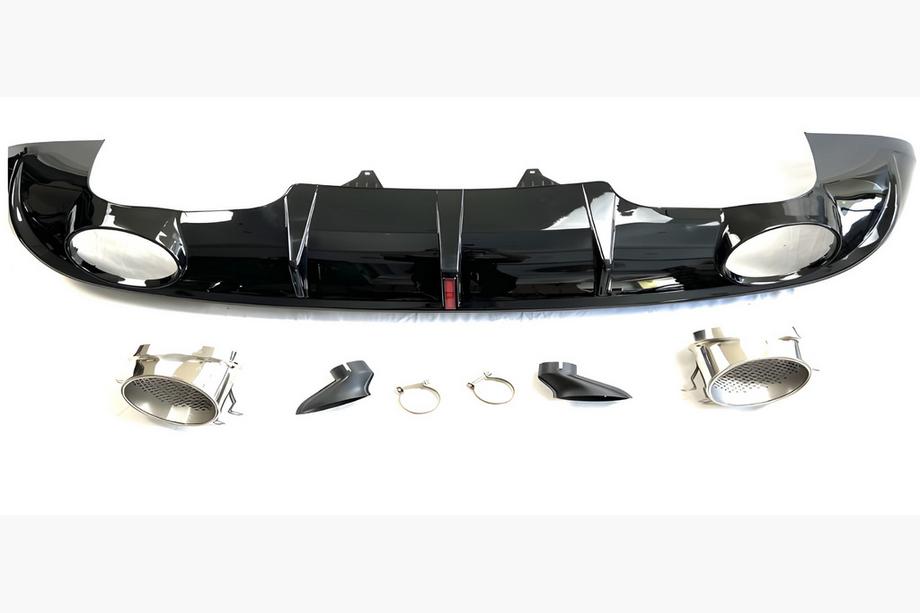 Audi Q5 2008-2017 Rear Diffuser with Tips QRS-Style (2013-2017) Image