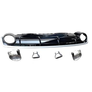 Rear Diffuser with Exhaust Tips QRS-Style (Sport, 2015-2019) Audi Q7 2015–2026 photo 1
