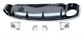 Audi Q7 2015–2026 Rear Diffuser with Tips QRS-Style (Normal, 2015-2019) photo 1