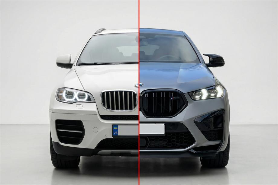 BMW X6 E71 2008–2014 Facelift Kit to X6M F96 LCI Image