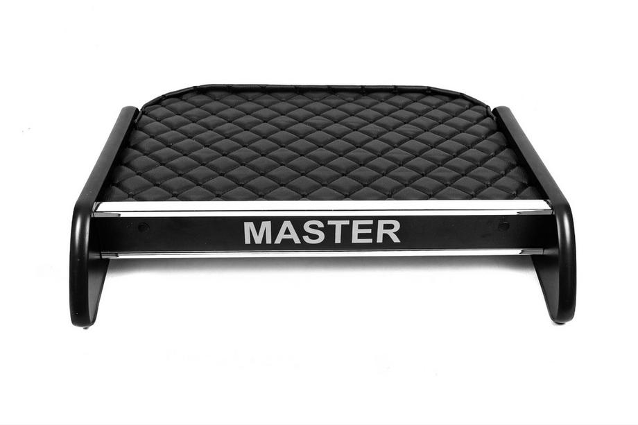 Renault Master 2011-2023 Dashboard Shelf (Black with Black Stitching) Image