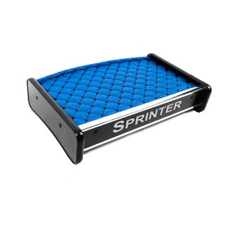 Dashboard Shelf (2000-2006, Blue with Black Stitching) Mercedes Sprinter W901/902/903/904/905 1995–2006 photo 3