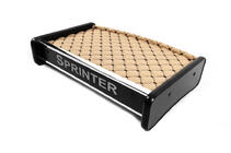 Mercedes Sprinter W901/902/903/904/905 1995–2006 Dashboard Shelf (2000-2006, Beige with Black Stitching) photo 2