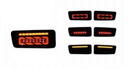 Nissan Patrol Y61 1997-2011 Smoke Black LED Tail Lights (1999-2005, 2 pcs) photo 1
