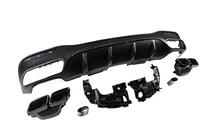Mercedes GLE/ML class W166 2011-2018 Rear diffuser for GLE (GLE63 Black design) photo 4