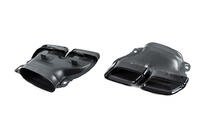 Mercedes GLE/ML class W166 2011-2018 Rear diffuser for GLE (GLE63 Black design) photo 7