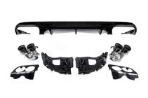 Mercedes E-class coupe C238 2016-2024 Rear Diffuser Black with Black Tips (AMG53 Design) photo 3