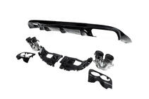 Mercedes E-class coupe C238 2016-2024 Rear Diffuser Black with Black Tips (AMG53 Design) photo 5