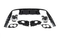 Mercedes E-class coupe C238 2016-2024 Rear Diffuser Black with Black Tips (AMG53 Design) photo 7