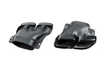 Mercedes C-class W205 2014-2021 Rear diffuser with tips Black (C63 Design 2018-2021) photo 7