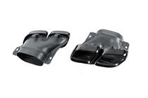 Mercedes C-class W205 2014-2021 Rear diffuser with tips Black (for Coupe design AMG63) photo 7