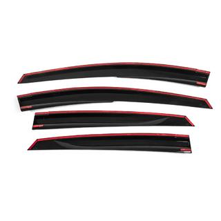 Window Deflectors (4 pcs, Sunplex Sport) Toyota Prius 2003-2009 photo 3