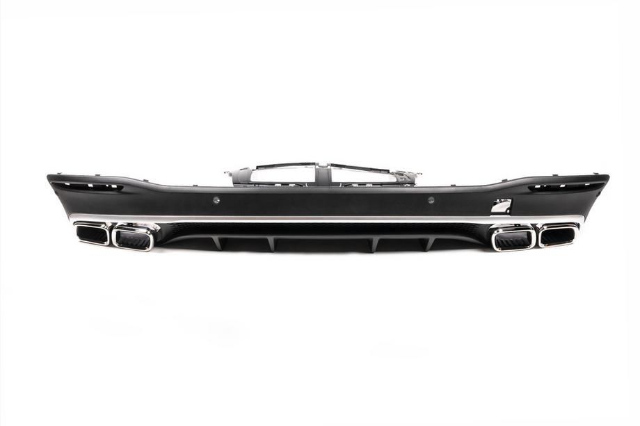 Mercedes GLS X167 2019- Rear Diffuser GLS63 AMG (with Chrome Tips) Image