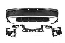 Mercedes GLE coupe C167 2019- Rear diffuser with exhaust tips (GLE63 design) photo 3