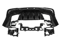 Mercedes GLE coupe C167 2019- Rear diffuser with exhaust tips (GLE63 design) photo 6