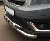 Renault Trafic 2015- Front Bar Shark ST015 (2021+, Stainless Steel) photo 2