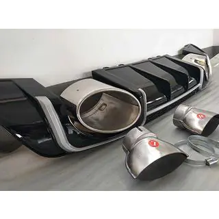 Rear Diffuser with Tips TTRS-Style (2014-2020)