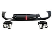 Audi Q2 2016- Rear Diffuser with Exhaust Tips QS-Style (2016-2024) photo 1