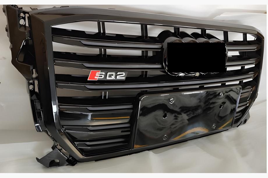 Audi Q2 2016- Front Grille SQ-Style V2 (2016-2024, Black) Image