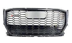 Audi Q2 2016- Front Grille RSQ-Style (2016-2024, Black) photo 1