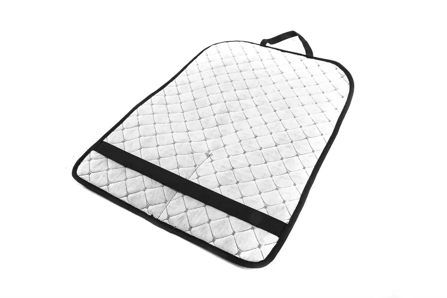 Car Seat Back Organizer ECO (1 pc, Black with Gray Stitching) Photo 3
