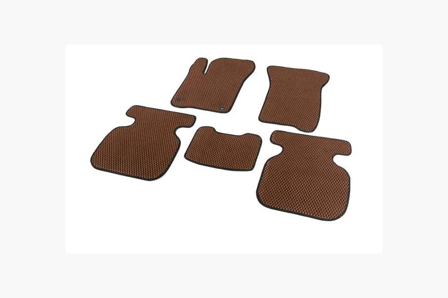 Dodge Journey 2008-2020 EVA Floor Mats (2 Rows, Brown) Image