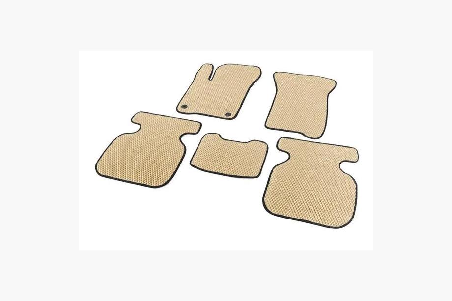 Dodge Journey 2008-2020 EVA Floor Mats (2 Rows, Beige) Image