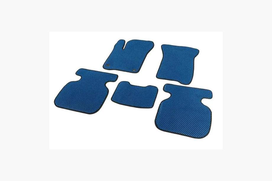 Fiat Freemont 2011-2016 EVA Floor Mats (2 Rows, Blue) Image
