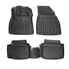 Renault Duster 2024- Rubber Floor Mats Stingray 3D (2WD, 4 pcs) photo 1