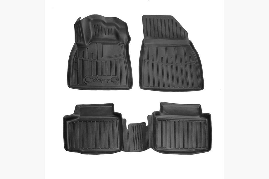 Renault Duster 2024- Rubber Floor Mats Stingray 3D (2WD, 4 pcs) Image