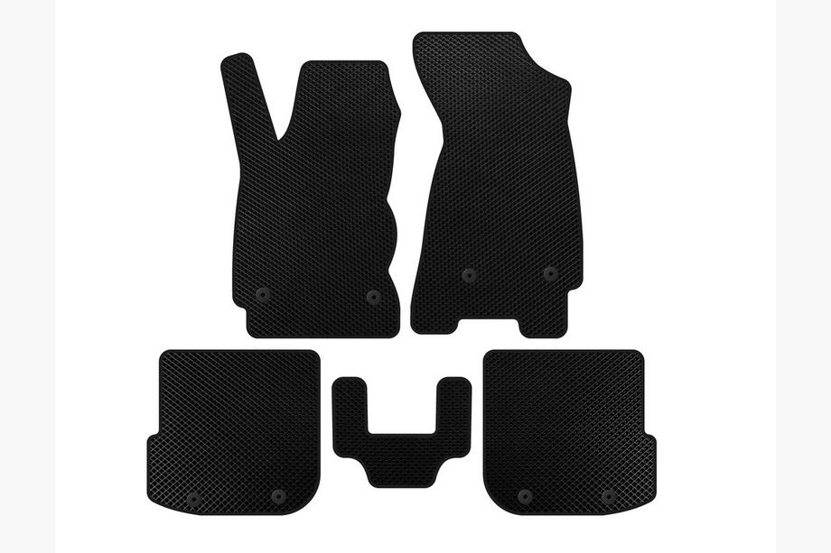Audi A4 B5 1994–2001 EVA floor mats (Sedan, Black) Image