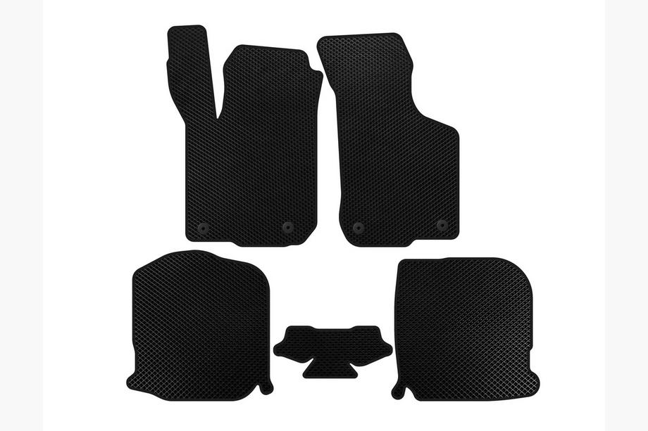 Audi A3 1996-2003 EVA Floor Mats (HB, 3-Door, Black) Image