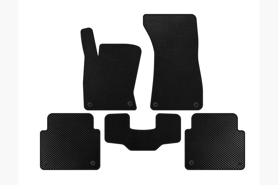 Audi A8 2002-2009 EVA Floor Mats (Short, Black) Image