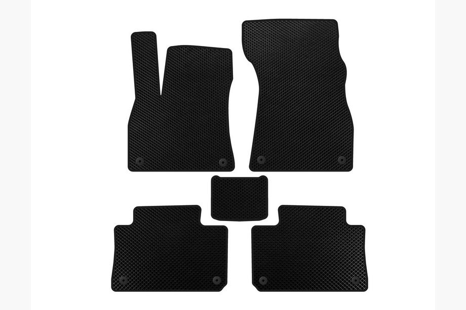 Audi e-Tron 2018-2022 EVA Floor Mats (Black) Image