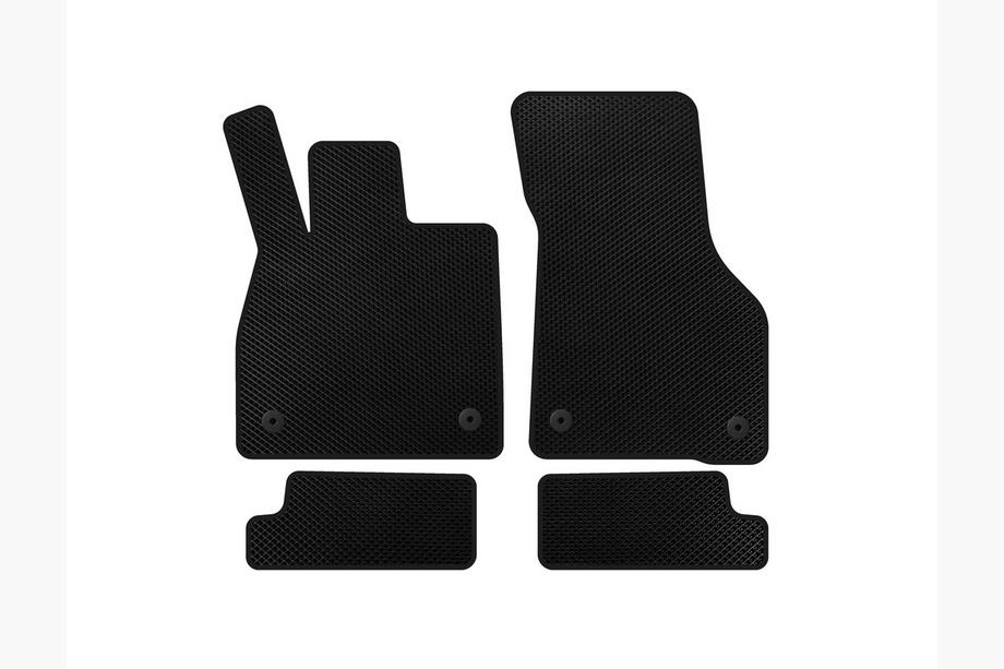 Audi TT 2014-2023 EVA Floor Mats (Coupe, Black) Image