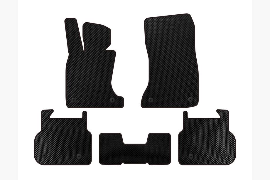 BMW 7 Series F01/F02 2008-2015 EVA Floor Mats (for F01, Black) Image