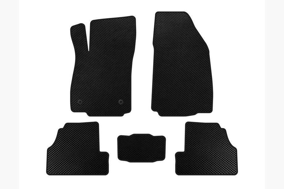 Chevrolet Trax 2012-2023 EVA Floor Mats (2012-2019, Black) Image