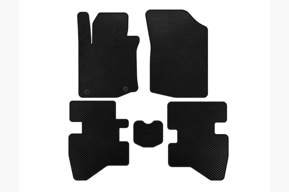 Citroen C-1 2005-2014 EVA Floor Mats (HB, Black) Image