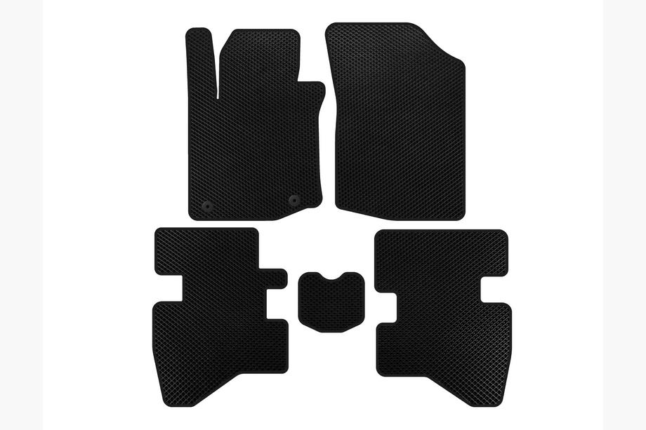 Citroen C-1 2014-2021 EVA Floor Mats (HB, Black) Image