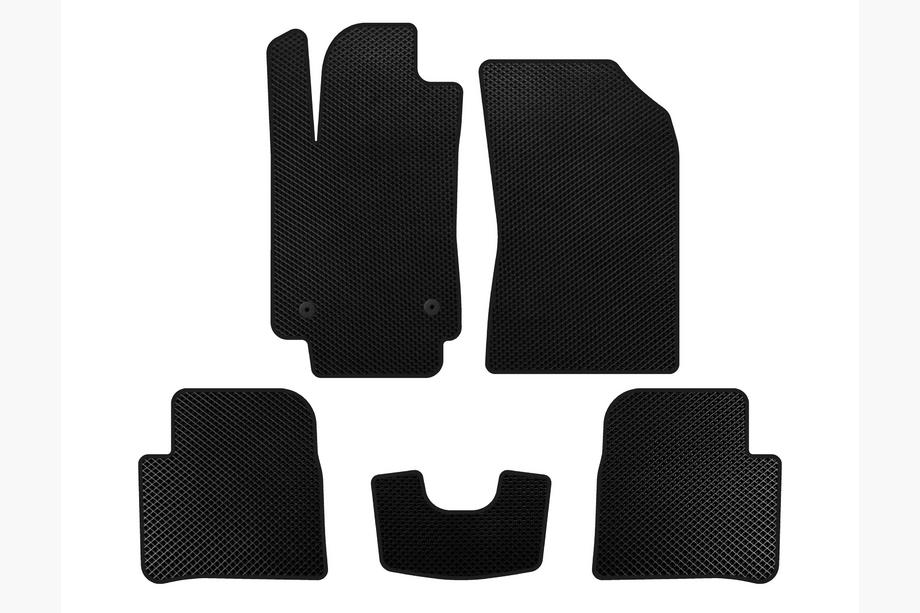Citroen C-3 2016-2023 EVA Floor Mats (HB, Black) Image