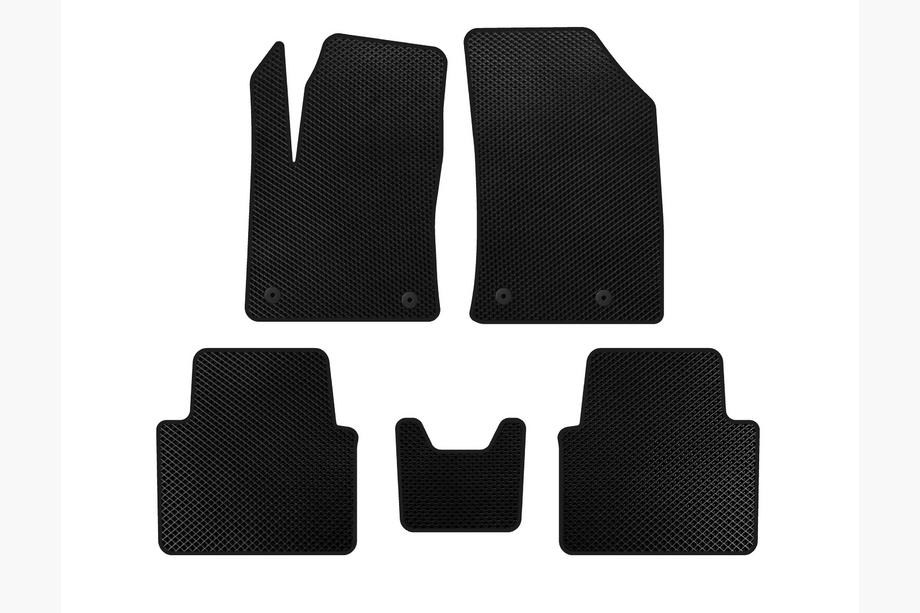 Citroen C-3 Aircross 2017-2024 EVA Floor Mats (Black) Image